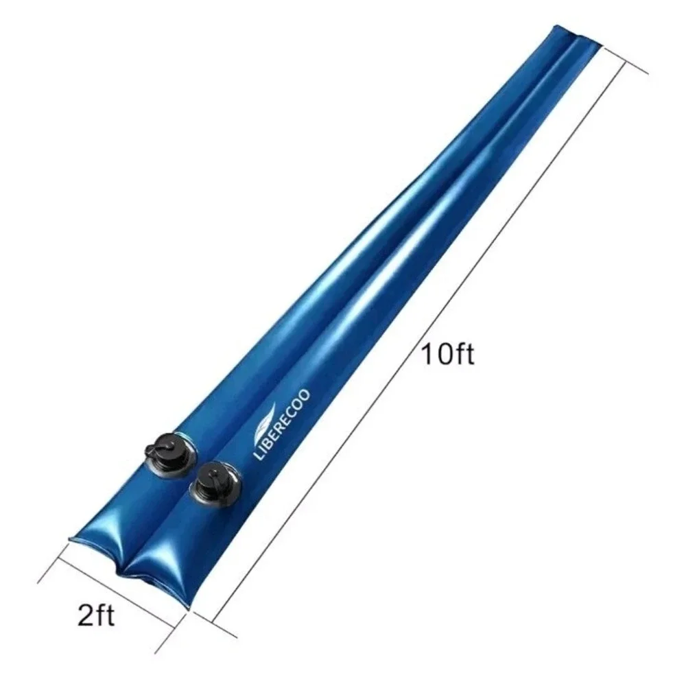 Liberecoo 5 Pack 10ft Dual Chamber Water Weight Tubes for Pool Winter Cover Blue
